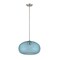 Z-Lite Harmony 1 Light Pendant, Brushed Nickel & Blue 487P14-BN - alternate 7